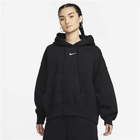 Schwarze Hoodies & schwarze Pullover für Damen. Nike DE